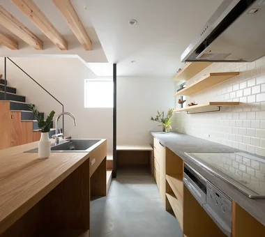 Shibasaki Residence｜Homes Embracing Natural Light｜Custom-built house｜Kitchen