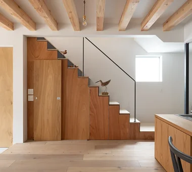 Shibasaki Residence｜Homes Embracing Natural Light｜Custom-built house｜Stairs