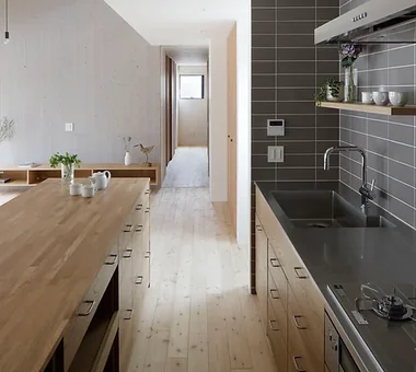 House in Toda｜Garage Houses｜Custom-built house｜Kitchen