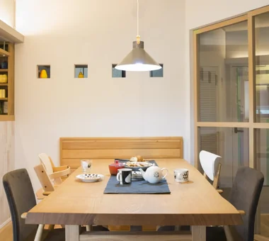 SOMMELIER FLAT｜ウォークインクローゼットのある家｜ダイニング｜注文住宅