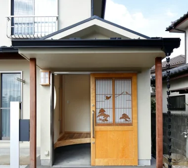 子どもも大人も回れる家｜スケルトンリフォーム｜玄関｜注文住宅