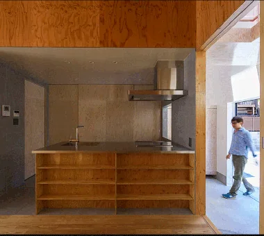 House in Asahi Ward｜House of Wood｜Custom-built house｜Kitchen