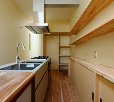 Abeno Residence｜Minimalist Design Residences｜Custom-built house｜Kitchen