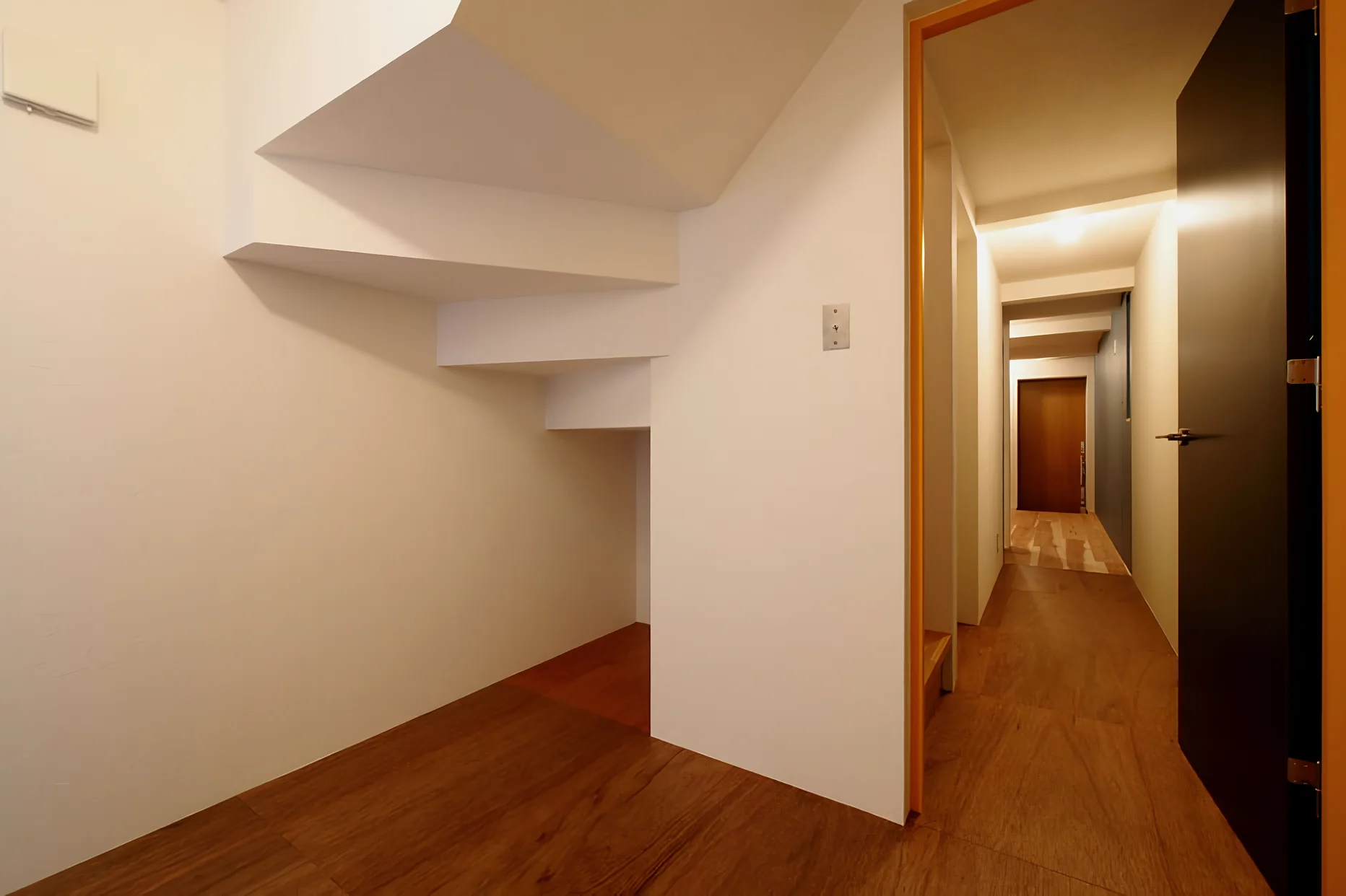 Efficient use of the space beneath the stairs