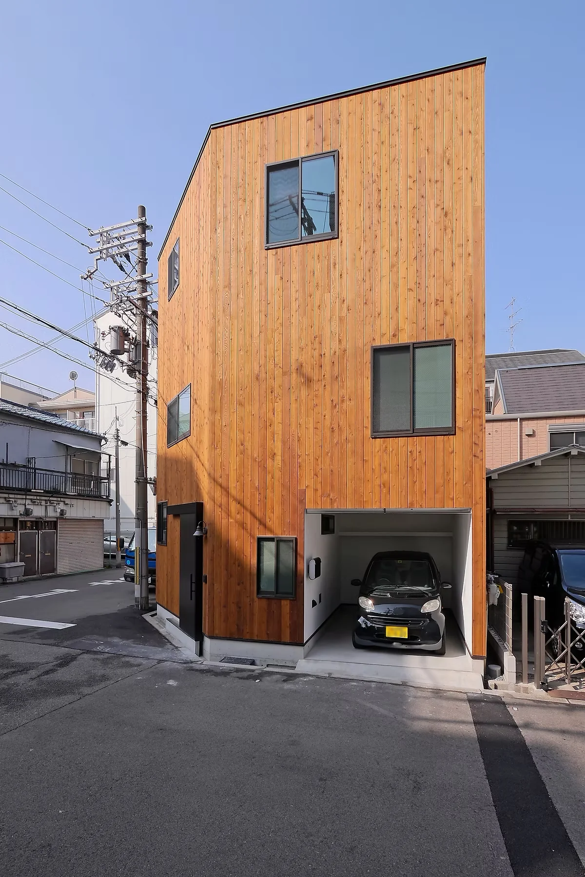 敷地8坪の狭小変形地