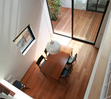 House with a Courtyard for Living with Cats｜A Residence for Relaxation｜Custom-built house｜Atrium