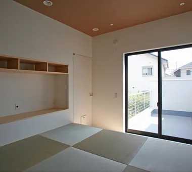 House with a Courtyard for Living with Cats｜Homes Featuring Courtyards｜Custom-built house｜Bedroom