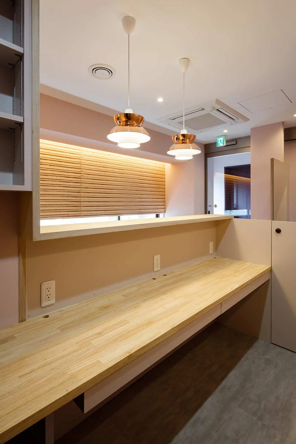 Reception area consolidates all clinic systems.