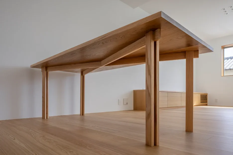 Custom-made dining table