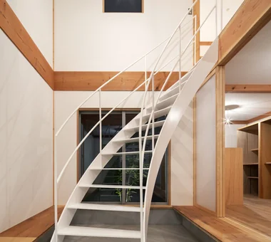 斜格子之屋｜家具愛好者的住宅｜客製化住宅｜樓梯
