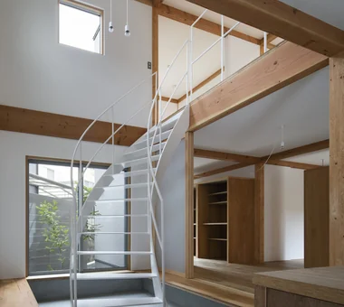 斜格子之屋｜家具愛好者的住宅｜客製化住宅｜樓梯