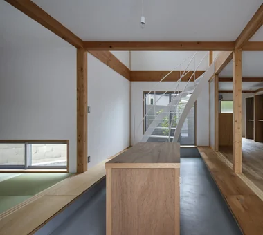 斜格子之屋｜家具愛好者的住宅｜客製化住宅｜走廊