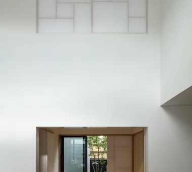 House on Midori Hill｜Homes Featuring Courtyards｜Custom-built house｜Living Room