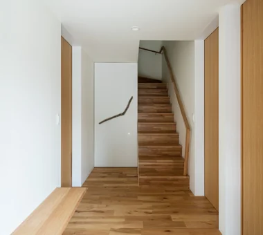 House in Akenocho, Takatsuki｜The Simple House｜Custom-built house｜Entrance hall