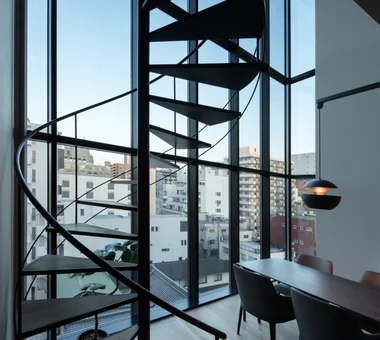 House in Minamimorimachi｜Modern Residences｜Custom-built house｜Stairs