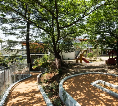 Senri Hijiri Kindergarten & Hijiri Nijiiro Nursery Playroom and Gymnasium｜Educational Facilities｜Project