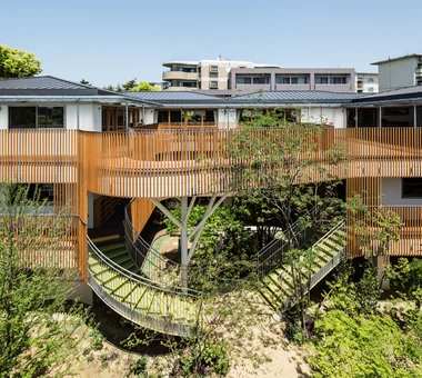 Senri Hijiri Kindergarten and Hijiri Nijiiro Nursery School North Building｜Educational Facilities｜Project