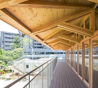 Senri Hijiri Kindergarten & Hijiri Nijiiro Nursery Playroom and Gymnasium｜Educational Facilities｜Project