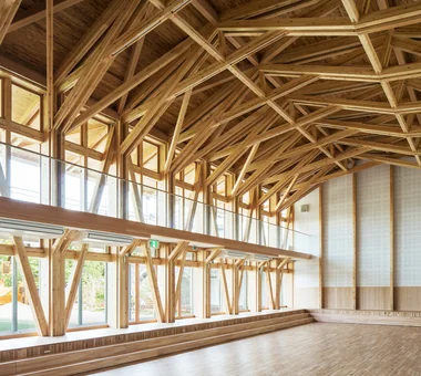 Senri Hijiri Kindergarten & Hijiri Nijiiro Nursery Playroom and Gymnasium｜Educational Facilities｜Project