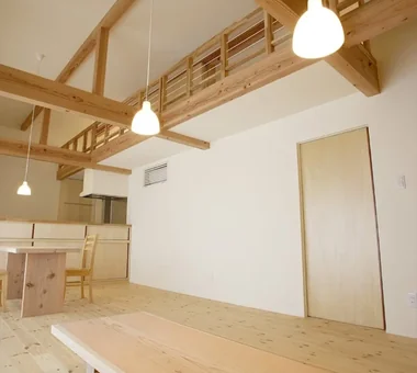 岩崎の二世帯住宅｜注文住宅｜リビング