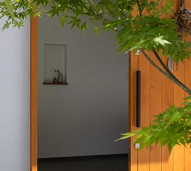 つくばみらいの家｜シンプルな家｜注文住宅｜アプローチ