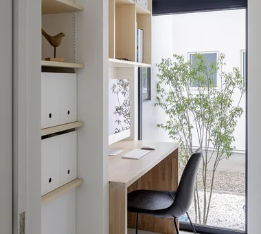 Clip Box｜Homes Featuring Courtyards｜Custom-built house｜Study