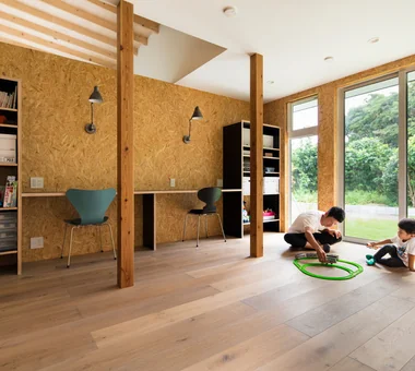 Forest Living｜與自然共生的住宅｜客製化住宅｜客廳