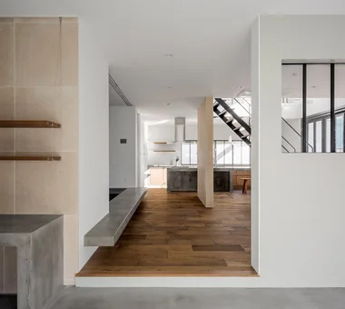 Circle House｜The Simple House｜Custom-built house｜Entrance hall