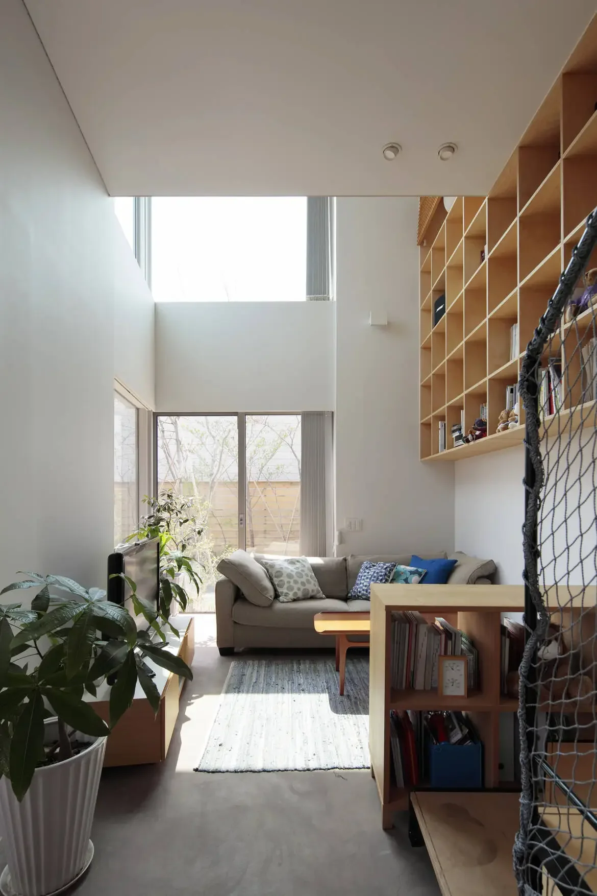 Hillside house
