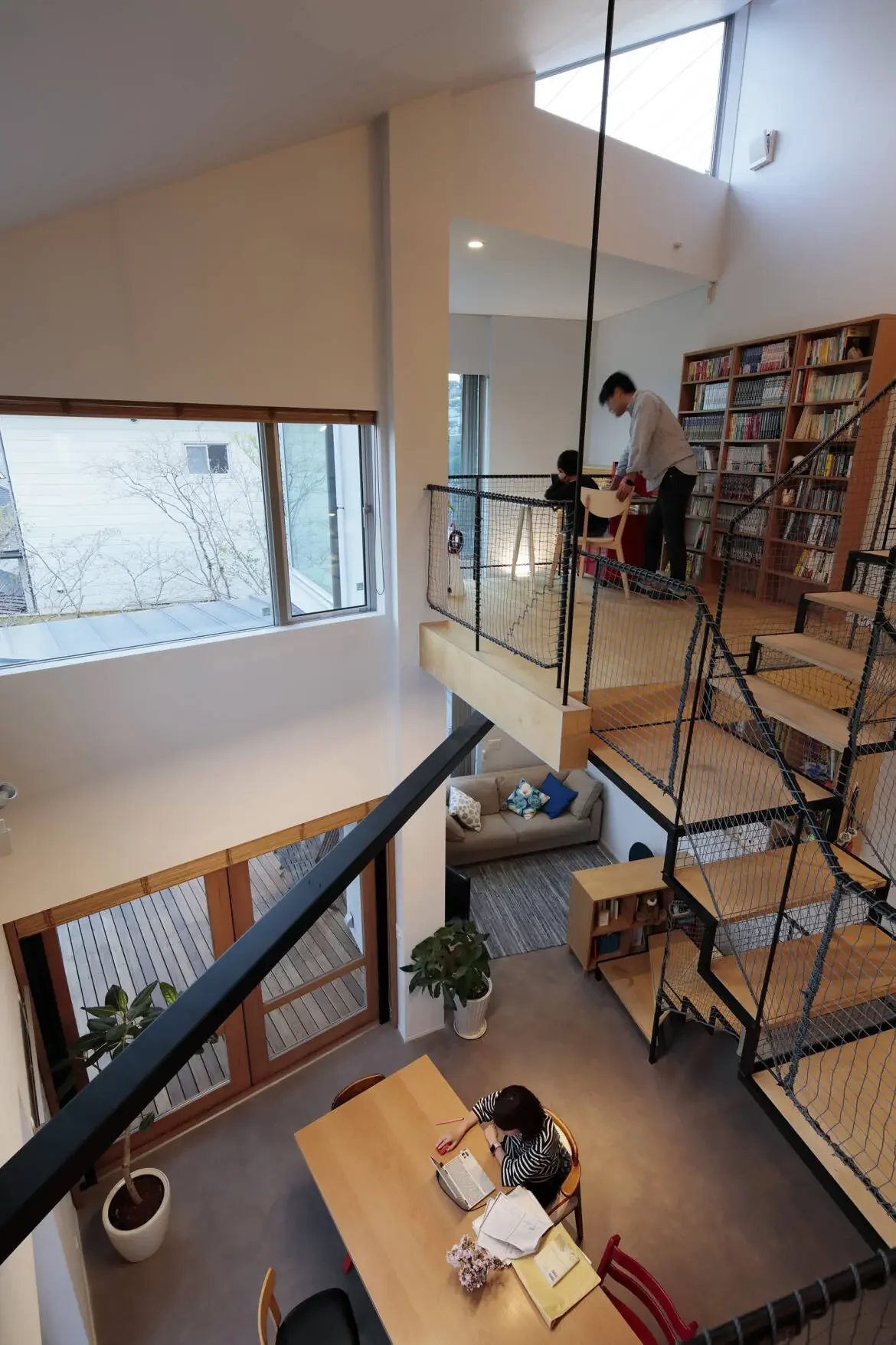 Hillside house