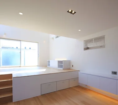 白色之家｜定制住宅｜客厅