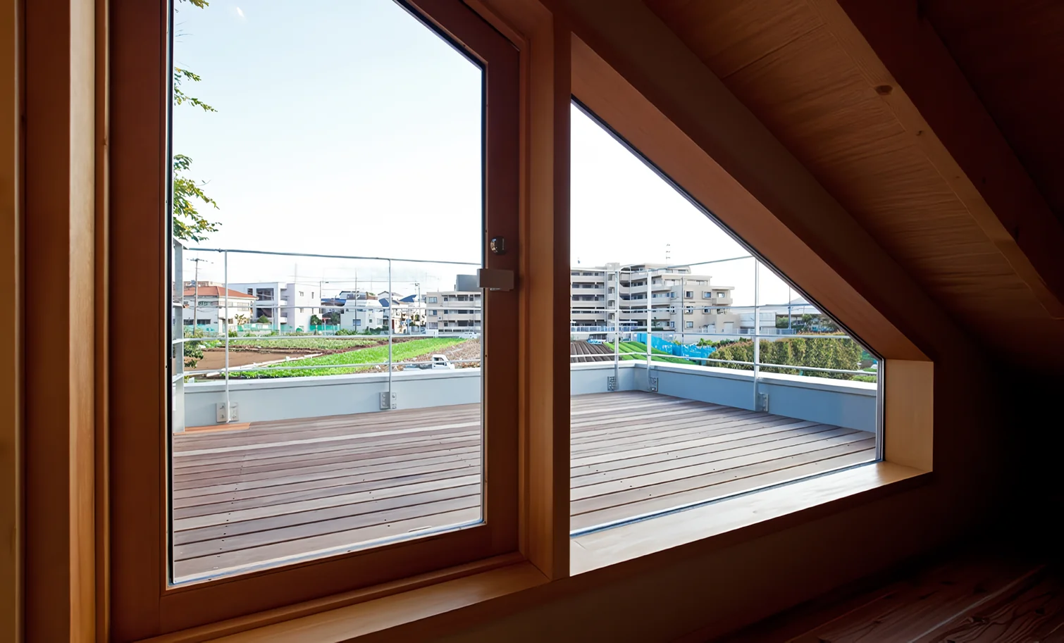 A rooftop for enjoying beer—a slightly indulgent space