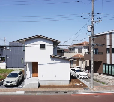 コンパクトで暮らしやすい自分サイズの住まい｜千葉・星久喜の住まい｜注文住宅｜外観