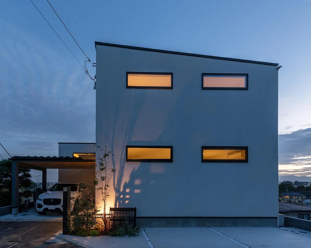 A House with a Deck Opening onto the View