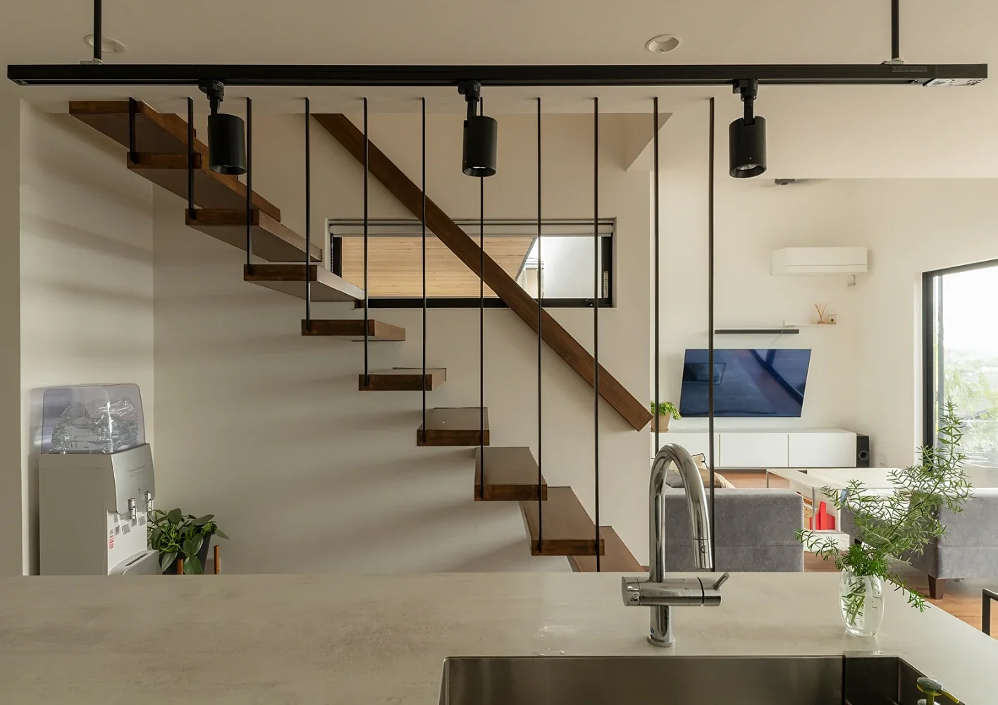 A House with a Deck Opening onto the View