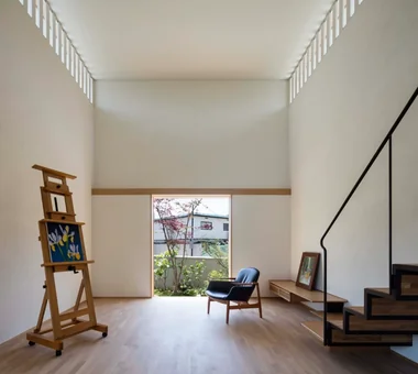 An Artist's Atelier — A Place of Creation Enveloped in Quietude and Tension｜A House with Art｜Custom-built house｜Atelier