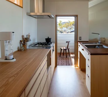 House of Wind - A Residence Where Landscape Is Part of Everyday Life｜Modern Japanese-Style Residence｜Custom-built house｜Kitchen