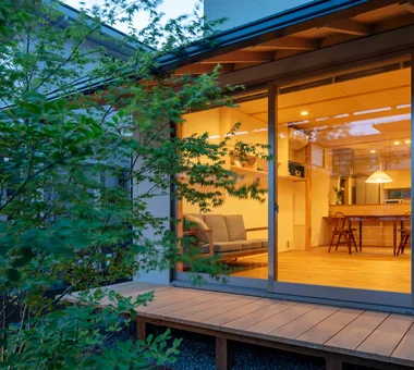 House of Hikari — A Compactly Expanding Home for the Child‑Rearing Generation｜House with a Doma｜Custom-built house｜Terrace