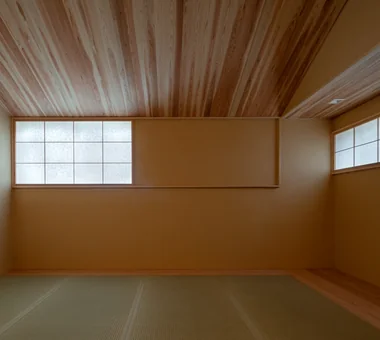 House of Linked Eaves — Built with Japanese Proportions and Materials｜Homes Featuring Courtyards｜Custom-built house｜Bedroom