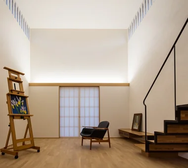 An Artist's Atelier — A Place of Creation Enveloped in Quietude and Tension｜A House with Art｜Custom-built house｜Atelier