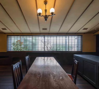 閑待居－私設美術館としての終の住処－｜アートのある家｜注文住宅｜ダイニング