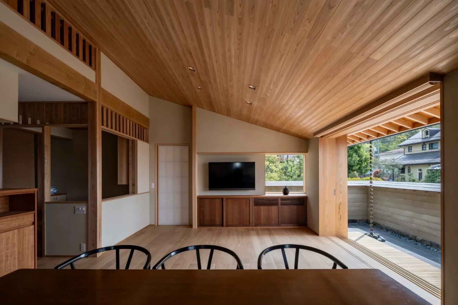 東生駒の家Ⅱ－版築塀をのぞむ終の住処－
