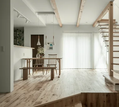 31坪自然素材と吹き抜け大空間の半平屋｜ルームツアー｜注文住宅
