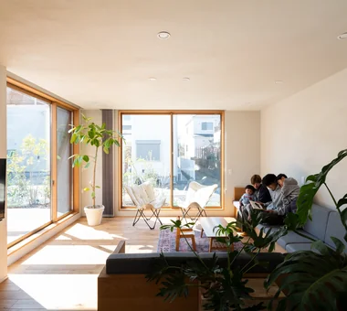 植物住宅｜热爱户外生活的住宅｜定制住宅｜客厅