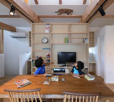 与猫共居的住宅｜房屋参观｜定制住宅
