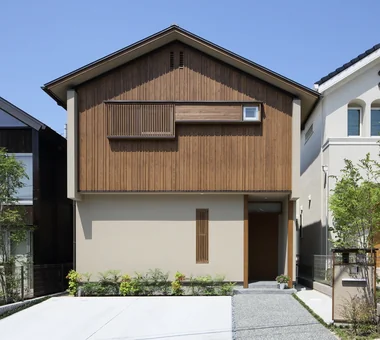 中庭のある住まい｜外観｜注文住宅