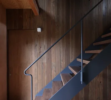 A House in Fushimi, Kyoto｜House with a Doma｜Stairs｜Custom-built house