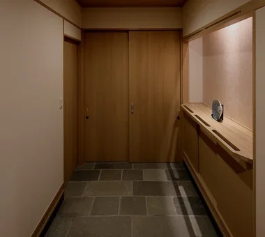 けいはんなの住まい｜落ち着いた佇まいの家｜玄関｜注文住宅