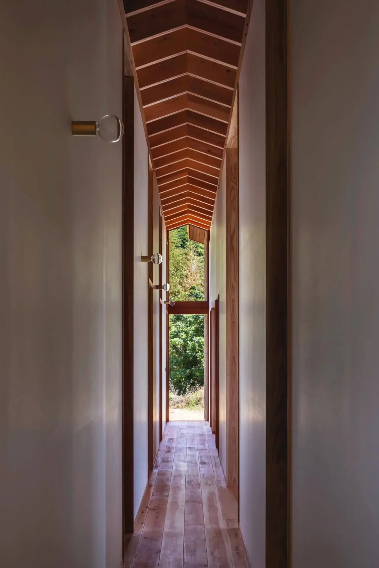 The end of the long corridor. This space is my favorite.