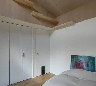 大網之家｜家具愛好者的住宅｜客製化住宅｜臥室